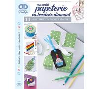 Ma petite papeterie en broderie diamant 14 projets freestyle faciles à réaliser - Collectif - Un Dimanche Apres-Midi - broché - Guide