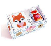 Larousse Coffret Ma petite pause douceur – Mug, paire de chaussettes et livre de recettes