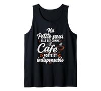 Ma Petite Sœur Cadette comme Le Café Humour Débardeur