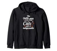 Ma Petite Sœur Cadette comme Le Café Humour Sweat à Capuche