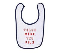 Ma Petite Tribu Bavoir TELLE MÈRE TELLE FILS MPT - Produit imprimé dans notre atelier à Toulouse