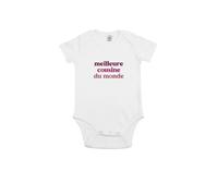 Ma petite tribu Body - Meilleure Cousine Du Monde - Taille: 12/18 Mois
