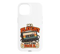 Ma Playlist Avait Une Face B Humour Génération Années 70 Coque pour iPhone 15