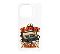 Ma Playlist Avait Une Face B Humour Génération Années 70 Coque pour iPhone 15 Pro