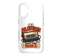 Ma Playlist Avait Une Face B Humour Génération Années 70 Coque pour iPhone 17