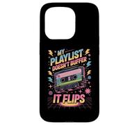 Ma Playlist ne se Charge Pas, Elle Bascule Cassette Audio Coque pour iPhone 15 Pro