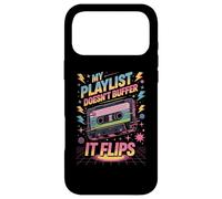 Ma Playlist ne se Charge Pas, Elle Bascule Cassette Audio Coque pour iPhone 17 Pro Max