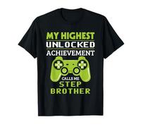 Ma Plus Haute réussite débloquée m'appelle Step Brother Gamer T-Shirt