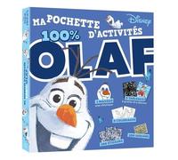 Ma Pochette D'activités 100 % Olaf - Avec 1 Masque Avec Élastique, 3 Tableaux À Gratter, 3 Tableaux À Décorer, 1 Livret De Coloriages, Plus De 100 Stickers Et 200 Sequins Colorés