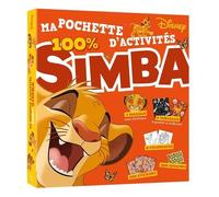 Ma Pochette D'activités 100% Simba - Avec 1 Masque Avec Élastique, 3 Tableaux À Gratter, 3 Tableaux À Décorer, 1 Livret De Coloriages, Plus De 100 Stickers Et 200 Sequins Colorés