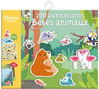 Ma pochette d'artiste - 200 autocollants bebes animaux - - Inga Wilmink - Auzou Philippe Eds - Jeux livres objets