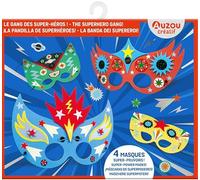 Julie Mercier (Illustration) – Masques à décorer – Le gang des super-héros – Auzou