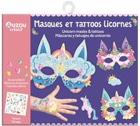Ma pochette d'artiste - masques et tattoos licornes