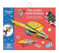 Julie Mercier – Ma pochette d'artiste : Mes avions supersoniques – livret + 20 feuilles + propulseur