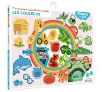 Ma pochette d'artiste - mes premiers autocollants en relief - les couleurs