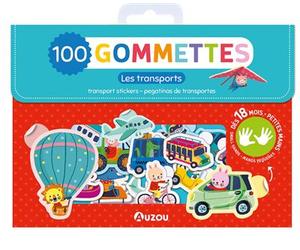 Ma pochette de 100 gommettes - 100 gommettes - transports - - Jannie Ho - Auzou Philippe Eds - Jeux livres objets
