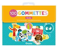 Auzou – Ma pochette de 100 gommettes – École