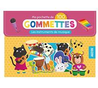 Ma pochette de 100 gommettes - les instruments de musique