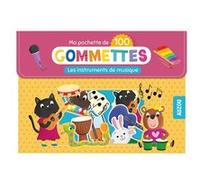 Ma pochette de 100 gommettes - Les instruments de musique Becky Down (Illustration)