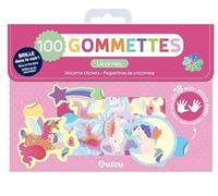 Auzou – Pochette de 100 gommettes Licornes qui brillent dans le noir