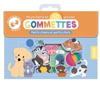 Ma pochette de 50 grandes gommettes : Petits chiens et chats