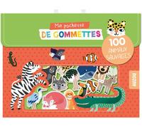 Ma pochette de gommettes - 100 animaux sauvages