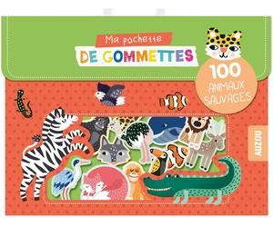 Ma pochette de gommettes - 100 animaux sauvages
