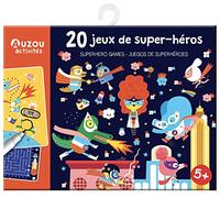 Auzou – Pochette de jeux Ma pochette de jeux – 20 jeux de super-héros