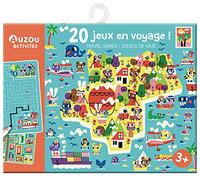 Auzou Pochette de jeux – Ma pochette de jeux – 20 petits jeux – en voyage !