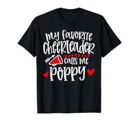 Ma Pom-Pom Girl préférée m'appelle Poppy Funny Cheerleading T-Shirt