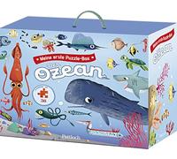 Ma première boîte de Puzzles L'Océan : Illustrations de Carolina Grosa. pour Les Enfants à partir de 4 Ans | Puzzle Set de 36 pièces avec Puzzle (36 pièces), Livre d'images avec informations