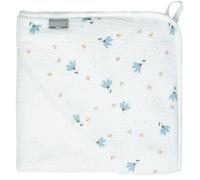 Ma Première Cape De Bain En Gaze De Coton Et Bambou Bleuet Imprimé Floral TU