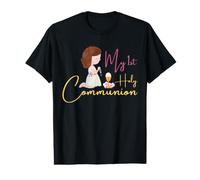 Ma première Communion pour Fille eucharistie catholique T-Shirt Graphique avec Valeur