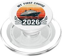 Ma première croisière 2026 Voyage en Bateau de croisière en Famille PopSockets PopGrip pour MagSafe