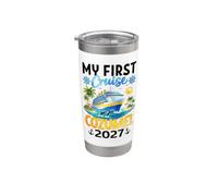 Ma première croisière Cozumel 2027 Gobelet isotherme en acier inoxydable double paroi