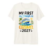 Ma première croisière Cozumel 2027 T-Shirt Haut de Gamme