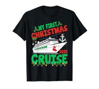 Ma première croisière de Noël 2025 Bateau de croisière Vacances Noël T-Shirt