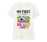 Ma première croisière Mexique 2027 T-Shirt Haut de Gamme