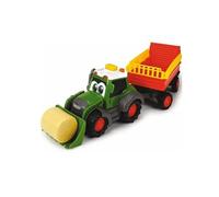 Dickie Toys Happy Farm House 203818000 Kit de ferme pour enfants à partir de 1 an Motif tracteur avec animaux Lumière et son Multicolore