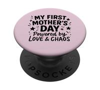 Ma première fête des mères animée par Love & Chaos - Mama PopSockets PopGrip Adhésif