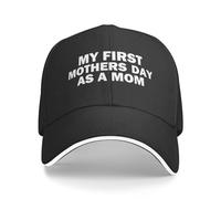 Ma Première Fête des Mères en Tant Que Maman Casquettes Sport Hip-Hop Casquette De Camionneur Réglable Sunhat pour Homme Femme Course À Pied
