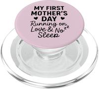Ma première fête des mères sous Le Signe de l'amour et de l'absence de Sommeil - Mama PopSockets PopGrip pour MagSafe