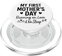 Ma première fête des mères sous Le Signe de l'amour et de l'absence de Sommeil - Mama PopSockets PopGrip pour MagSafe
