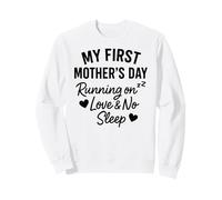 Ma première fête des mères sous Le Signe de l'amour et de l'absence de Sommeil - Mama Sweatshirt