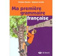 Ma Première Grammaire Française