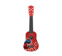 Lexibook Guitare acoustique K200MI Ma première – Miraculous Chat Noir, 6 cordes nylon, 53 cm
