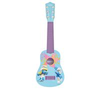 Lexibook, Les Schtroumpfs, Ma première Guitare pour Enfant, 6 Cordes en Nylon, 53 cm, Guide Inclus, Rose, K200SF