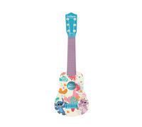 Lexibook Guitare pour enfant Disney Stitch K200D – 6 cordes nylon 53 cm, guide inclus, bleu