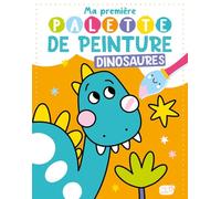 MA PREMIÈRE PALETTE DE PEINTURE - DINOSAURES
