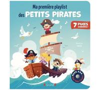 Grund Livre sonore Ma première playlist des petits pirates, 7 puces sonores, 2 piles AAA, dès 6 mois
